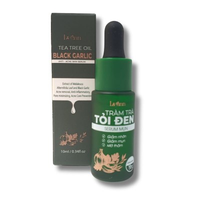 Serum trị mụn tràm trà tỏi đen Laann